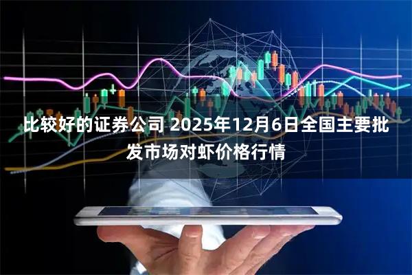 比较好的证券公司 2025年12月6日全国主要批发市场对虾价格行情